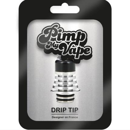 Drip tip 510 acier inoxydable Black Drip tip 510 acier inoxydable Black